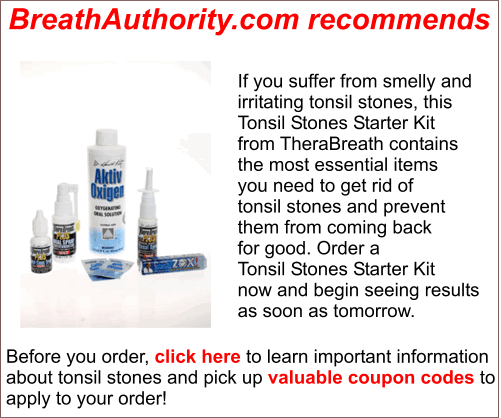 tonsil stones, bad breath, halitosis